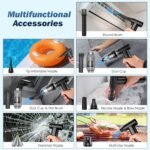 1Set Compressed Air Duster Brushless Motor 250000RPM Stepless Variable Speed 1WmAh Battery Cordless Dust Blower Vacuum Cleaner Portable Jet Dry Blower For PC Keyboard Car Home - Image 6
