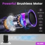 1Pc Desk Fan Battery Operated Wall Mounted Fan Rechargeable Mini Desk Fan With Tilting Angle For Home Office Travel - Image 4