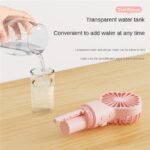 Strong Power Spray Humidification Small Mist Fan Humidification Usb Charging Portable Fan - Image 6