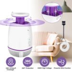 1Pc Plug-in Mosquito Zapper For Summer Max 1076Sq.Feet Range Electric Fly Zapper With 3 Modes Mosquito Killer Lamp For Indoor Outdoor - Image 2