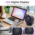 1Pc Desk Fan Battery Operated Wall Mounted Fan Rechargeable Mini Desk Fan With Tilting Angle For Home Office Travel - Image 8