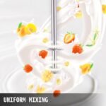 Milkshake Maker Kit, Stainless Steel Electric Milkshake Maker, 180W Milkshake Machine, Double Head Classic Milkshake Maker With 800ml Cup - Image 5