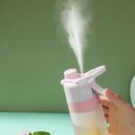 Spray Water Bottle For Girls Outdoor Sport Fitness Water Cup Large Capacity Spray Bottle Drinkware Travel Bottles Kitchen Gadgets - Image 4