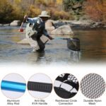 1Pc Foldable Fishing Net For Summer With Aluminum Alloy Rod EVA Handle Durable 5MM Hexagonal Nano Coating Nylon Mesh - Image 10