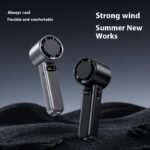 Refrigeration Handheld Turbo Fan Mini Portable Hand Fan, USB Rechargeable Personal Fan, Small Pocket Fan - Image 9