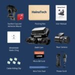 Hainatech 360 Degree View 4 Channel Dash Cam Front And Rear Inside Left Right, Dash Camera For Cars, Built-in GPS WiFi Night Vision, 24  7 Recording Parking Mode Monitor, Free 128G Card - Image 5