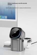 Three-in-one Magnetic Wireless Charger Phone Fast Charge Bracket - Image 2