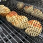 Rolling Grilling Basket Metal BBQ Barbecue Basket Net Portable Outdoor Camping Barbecue Rack Kitchen Gadgets - Image 8
