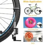 Mini Bike Pump Portable Bicycle Tire Inflator Ball Air Pump W/ Mount Frame For Mountain Road Bike - Image 3