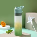 Spray Water Bottle For Girls Outdoor Sport Fitness Water Cup Large Capacity Spray Bottle Drinkware Travel Bottles Kitchen Gadgets - Image 3