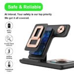 Three-in-one Wireless Charger Foldable Twin Coil 15W Fast Charge - Image 3