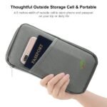 Travel Passport Wallet 12Cells Ticket ID Credit Card Holder Water Repellent Documents Phone Organizer - Image 2