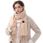 1Pc Electric Heated Winter Scarf USB Heating Neck Wrap Unisex Heated Neck Shawl Soft Warm Scarves 3 Heating Modes For Outdoor Cycling Skiing Skating - Image 5