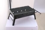 1Pc Portable BBQ Grill Foldable Charcoal Grill Lightweight Smoker Grill For Camping Picnics Garden Grilling - Image 10