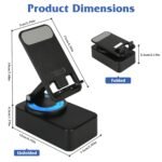 1Pc 4 In 1 Foldable Wireless Speaker Phone Stand With Power Bank 360Degree Rotatable Stand Wireless Speaker 5000mAh Battery RGB Light For Phones IPads - Image 6
