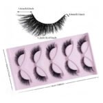 15Pairs Cat Eye Eyelashes 3D Natural False Lashes Fluffy Soft Cross Clear Band Lashes Manga Lashes Wispy Eyelash Makeup - Image 5