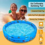 51x13In Inflatable Swimming Pool Blow Up Family Pool For 3 Kids Foldable Swim Ball Pool - Image 5