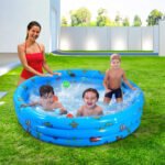 51x13In Inflatable Swimming Pool Blow Up Family Pool For 3 Kids Foldable Swim Ball Pool - Image 8