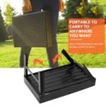 1Pc Portable BBQ Grill Foldable Charcoal Grill Lightweight Smoker Grill For Camping Picnics Garden Grilling - Image 7