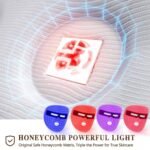 LED Face Mask Facial Care Tool, Red Light Therapy Mask For Face For Home Travel - Image 2