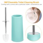 Bathroom Accessories Set For New Home Gifting 6 Pcs Bathroom Set Ensemble Complete Soap Dispenser Toothbrush Holder Tumbler Soap Dish Toilet Cleaning Brush Trash Can For Valentines Gift Guest Room - Image 10
