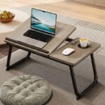 Adjustable Laptop Desk,Bed Computer Desk, Foldable Study Desk, Bedroom, Children's Adjustable Table, Small Coffee Table, Dining Table, Adjustable Solid Wood Writing Desk