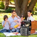 Grey-Black Options 1Pc Cooler Backpack 36 Can Leakproof Insulated Cooler Backpack With 25L 6.6Gal For Picnic Camping Beach Hiking Fishing Travel - Image 2