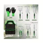 Garden Tools Set, 8 Piece Gardening Tools Set With Non Slip Ergonomic Handle, Heavy Duty Garden Tool Set With Storage Bag, Gardening Kit For Women, Garden Hand Tools Gift For Women And Men - Image 3