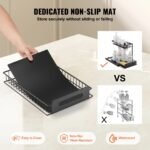 2-Tier 10.7"W X 14.2"D Pull Out Cabinet Under Sink Organizer 10.7"x14.2" Drawer Basket, 12.5"Wx15.5"Dx13"H Install Size For Cabinet - Image 3