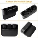 1Pc Car Seam Cup Holder Seat Gap Wedge Drink Storage Organizer Console Side Pocket Mount Stand For Pen Phone Bottle Sunglasses - Image 8