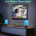 Wireless Portable Speaker Loud Stereo Speaker With Color Changing Light Radio Party TWS Speaker For Home Outdoor Travelling - Image 5