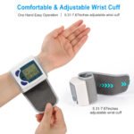 1Pc Blood Pressure Monitor Wrist Digital High Blood Pressure Cuff Heartbeat Tester With 60 Reading Memory 1.8 Inches LCD Screen Storage Box - Image 8