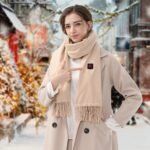 1Pc Electric Heated Winter Scarf USB Heating Neck Wrap Unisex Heated Neck Shawl Soft Warm Scarves 3 Heating Modes For Outdoor Cycling Skiing Skating - Image 2