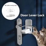 Door Lever Lock Child Pets Safety Lock Door Handle Fixed Anti-theft For Door Children Safety Care Door Stops - Image 3