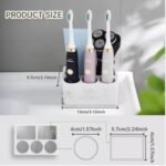 Toothpaste Holder Bathroom Counter Organizer For Electric Toothbrushes For Home Hotel - Image 4