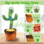 Dancing Cactus Plush Toy Doll Electronic Recording Shake With Song Funny Gift US - Image 4