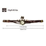 Vintage Women's Watch Bohemian Handmade Leather Watch Quartz Wrist Watch Fashion - Image 3