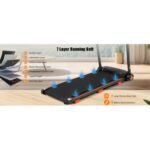 NEW Treadmills For Home, 2.5HP Quiet Folding Treadmill With Heart Rate Sensor, 300lbs Weight Capacity, 7.5MPH, Incline Treadmill With USB Charge Station Bluetooth Speaker, 6 Shock-Absorbing - Image 3