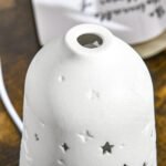100ml Ultrasonic Aromatherapy Diffuser, Essential Oils Humidifier with Ceramic Cover, 7 Colors LED Lights, Timer, Waterless Auto-off for Home and Office, White - Image 8