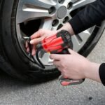 1Pc 150PSI Cordless Car Tire Inflator Rechargeable  2V Portable Electric Air Compressor With LED Light For Car Bike Motorcycle Ball - Image 8