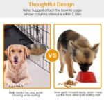 1Pc M Size Stainless Steel Dog Bowl Pets Hanging Food Bowl Detachable Pet Cage Food Water Bowl With Clamp Holder - Image 4