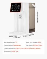Countertop Instant Hot Water Dispenser With 6 Temps 7 Volumes 101oz Tank - Image 3