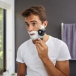 Electric Foil Face Shaver 5-Blade Electric Razor For Men Wet & Dry Jawline Beard Trimmer Precision Sideburn Shavers IPX6 Waterproof With LED Display Cleaning Brushes - Image 4