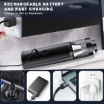Brushless Car Vacuum Cleaner, 15000Pa, Cordless, 2 Speeds, Type-C Fast Charging, Handheld Car Home Portable Handheld Vacuum Cleaner - Image 3