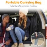 1Pc Foldable Camping Table With Storage Basket Rustproof Portable Aluminum Alloy Roll-Up Camping Table With Carrying Bag For Camping Hiking BBQ Picnic Fishing Fedex Shipping - Image 4