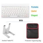80 Keys Wired Keyboard Mini USB Connector Keyboard Portable Durable Keyboard With Carry Bag Tablet Stand For Android Window Tablet - Image 2