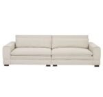 Medieval Sofa Sofa Modern Fabric Sofa For Living Room, Bedroom, Apartment, Home Office Beige - Image 6