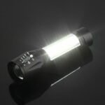 2Pcs Mini Zoomable LED Flashlight USB RechargeableCamping Hiking Flashlight Work light - Image 3