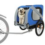 Large Folding Bike Trailer For Dogs  120LB Capacity All-Terrain Pet Carrier, Durable Steel Frame For Cycling, Jogging, Camping  Outdoor Adventures - Image 8