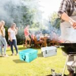Hot Selling Blue Color 65QT Outdoor Cooler Fish Ice Chest Box Popular Camping Cooler Box - Image 8